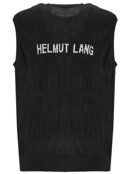 Top cotone nero jet Helmut Lang | O02HM702001